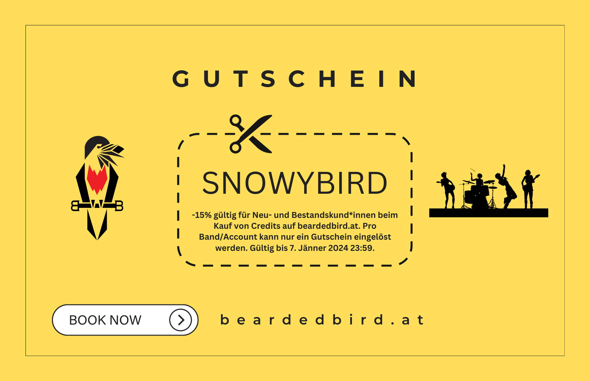 Gutscheincode SNOWYBIRD